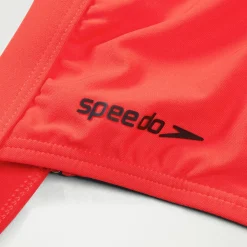 Haut de bikini FLU3NTE convertible uni rouge