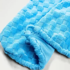 Haut de bikini FLU3NTE triangle en tissu éponge bleu