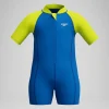 Haut et short de protection solaire Garçon Learn to Swim bleu