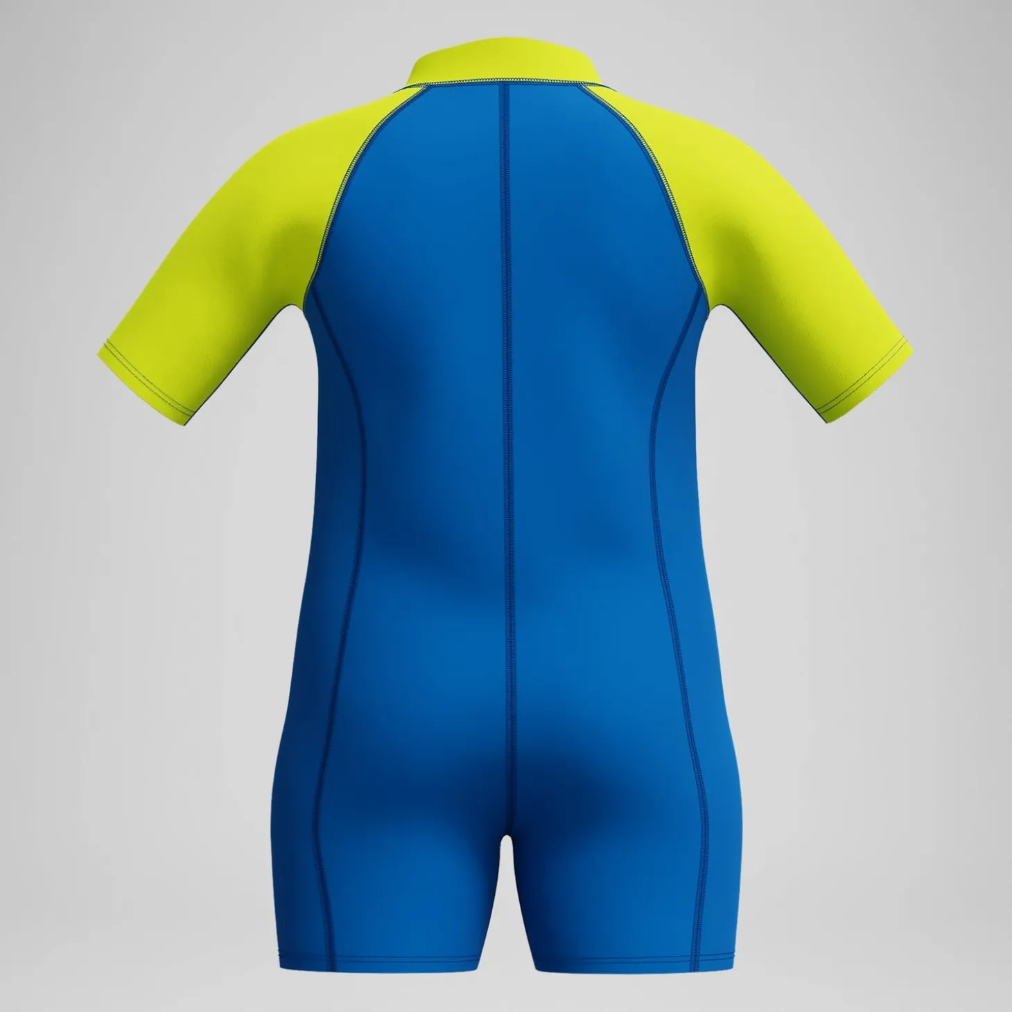 Haut et short de protection solaire Garçon Learn to Swim bleu