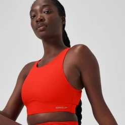 Haut uni à col montant avec maille filet pour Femmes Dragon Fire