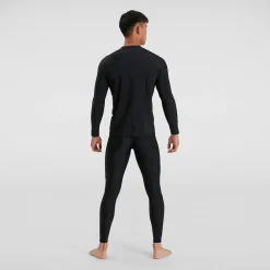 Haut zippé Homme à manches longues Essential noir