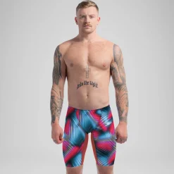 Jammer - Fastskin LZR Pure Valor 2.0 pour Hommes Bleu/Rouge
