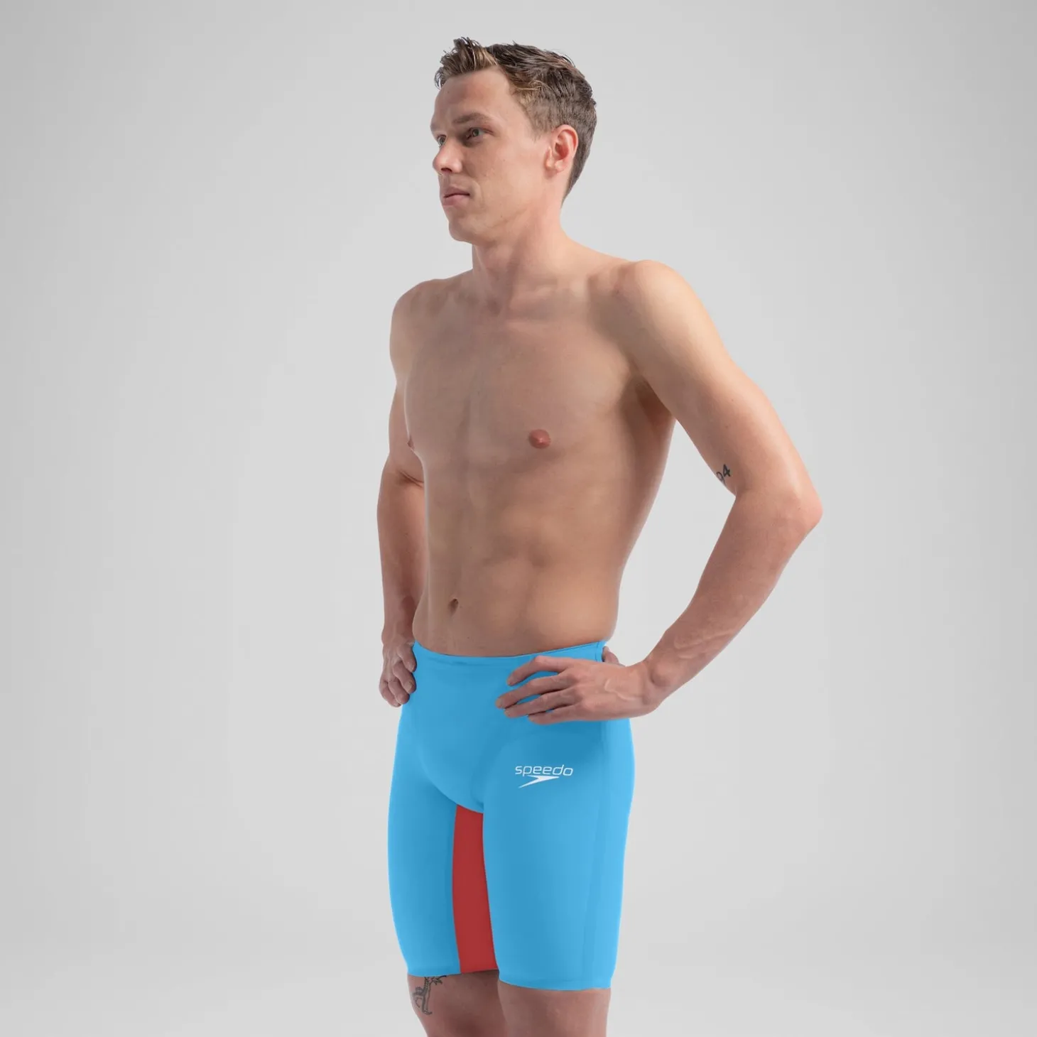 Jammer - Fastskin LZR Pure Valor 2.0 pour Hommes Bleu/Rouge