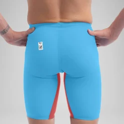 Jammer - Fastskin LZR Pure Valor 2.0 pour Hommes Bleu/Rouge