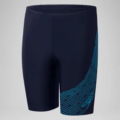 Jammer garçon - Medley Logo pour Garçons Bleu marine profond/Bolt