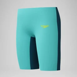 Jammer Garçon Max Fastskin Endurance+ taille haute turquoise
