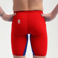 Jammer Homme Fastskin LZR Pure Valor 2.0 Rouge/Bleu