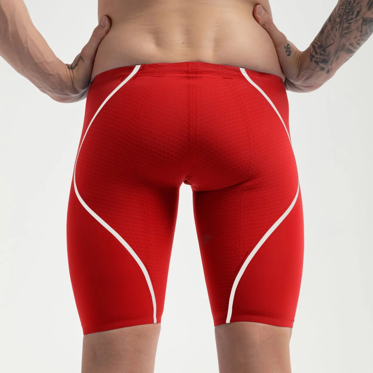 Jammer Homme Fastskin LZR Pure Intent 2.0 Rouge/Blanc