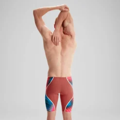 Jammer taille haute - Fastskin LZR Pure Intent 2.0 pour Hommes Bleu/Rouge