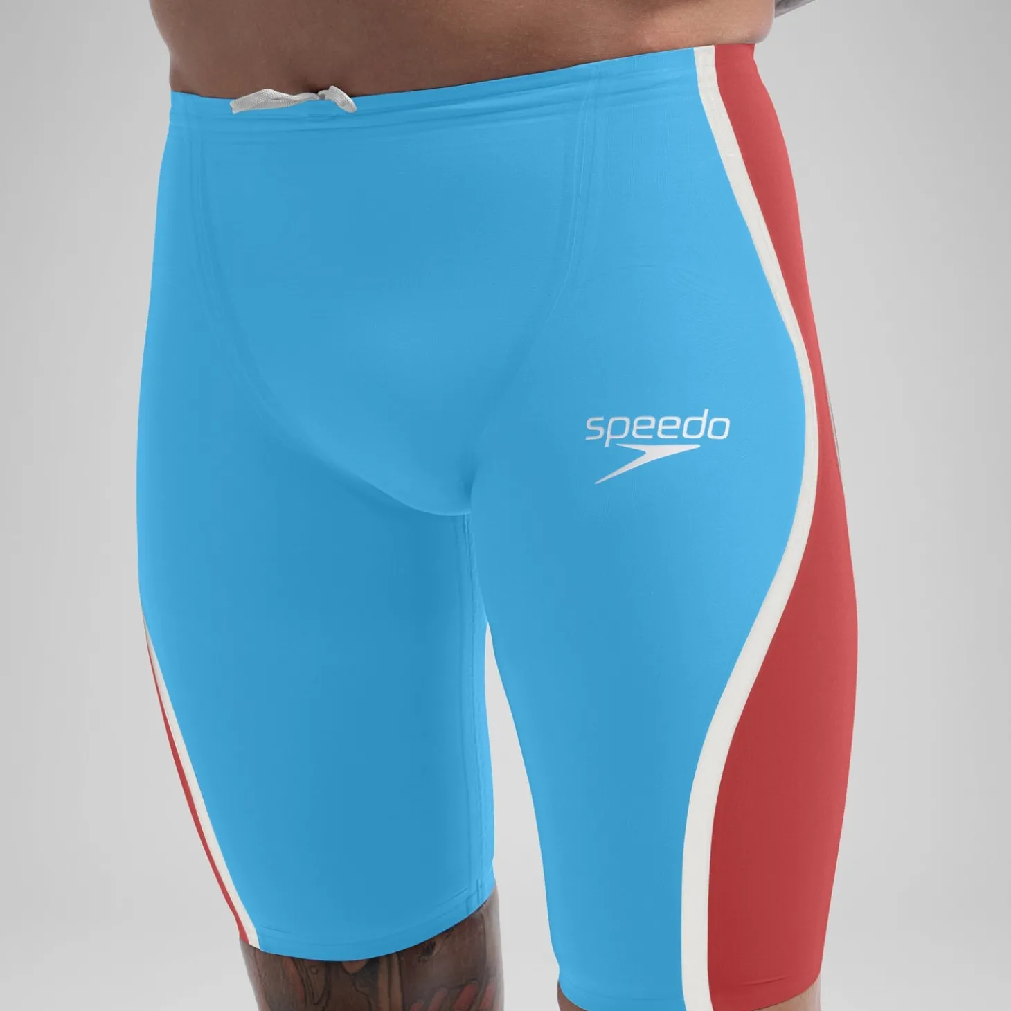 Jammer taille haute - Fastskin LZR Pure Intent 2.0 pour Hommes Bleu/Rouge