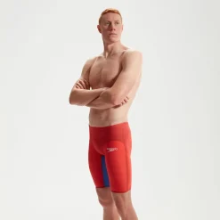 Jammer taille haute Homme Fastskin LZR Pure Valor 2.0 Rouge/Bleu