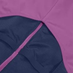 L/S 1 pièce color-block zippé pour Femmes Bleu céruléen