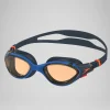 Lunettes de bain Adulte Biofuse bleu marine/orange