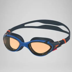 Lunettes de bain Adulte Biofuse bleu marine/orange