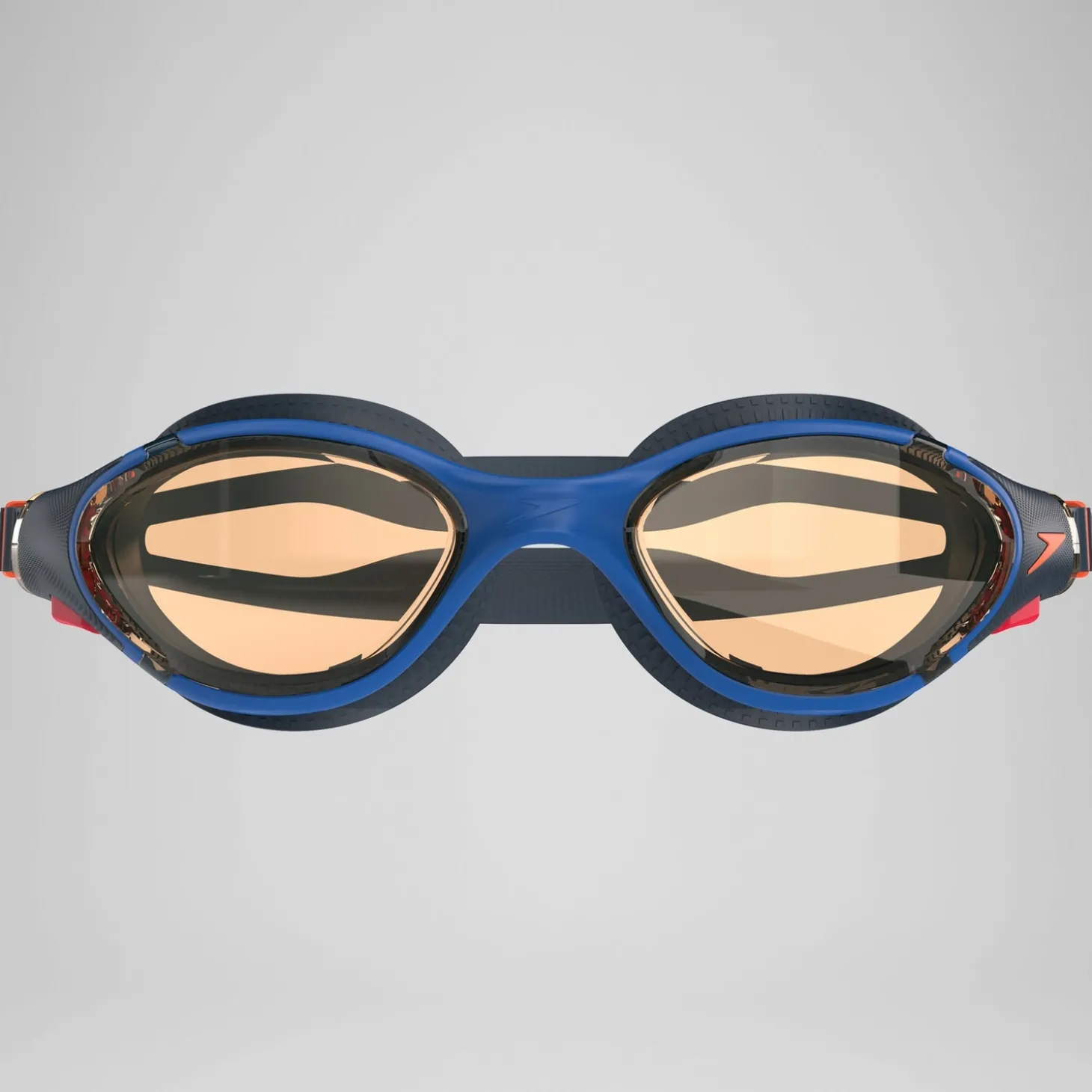 Lunettes de bain Adulte Biofuse bleu marine/orange