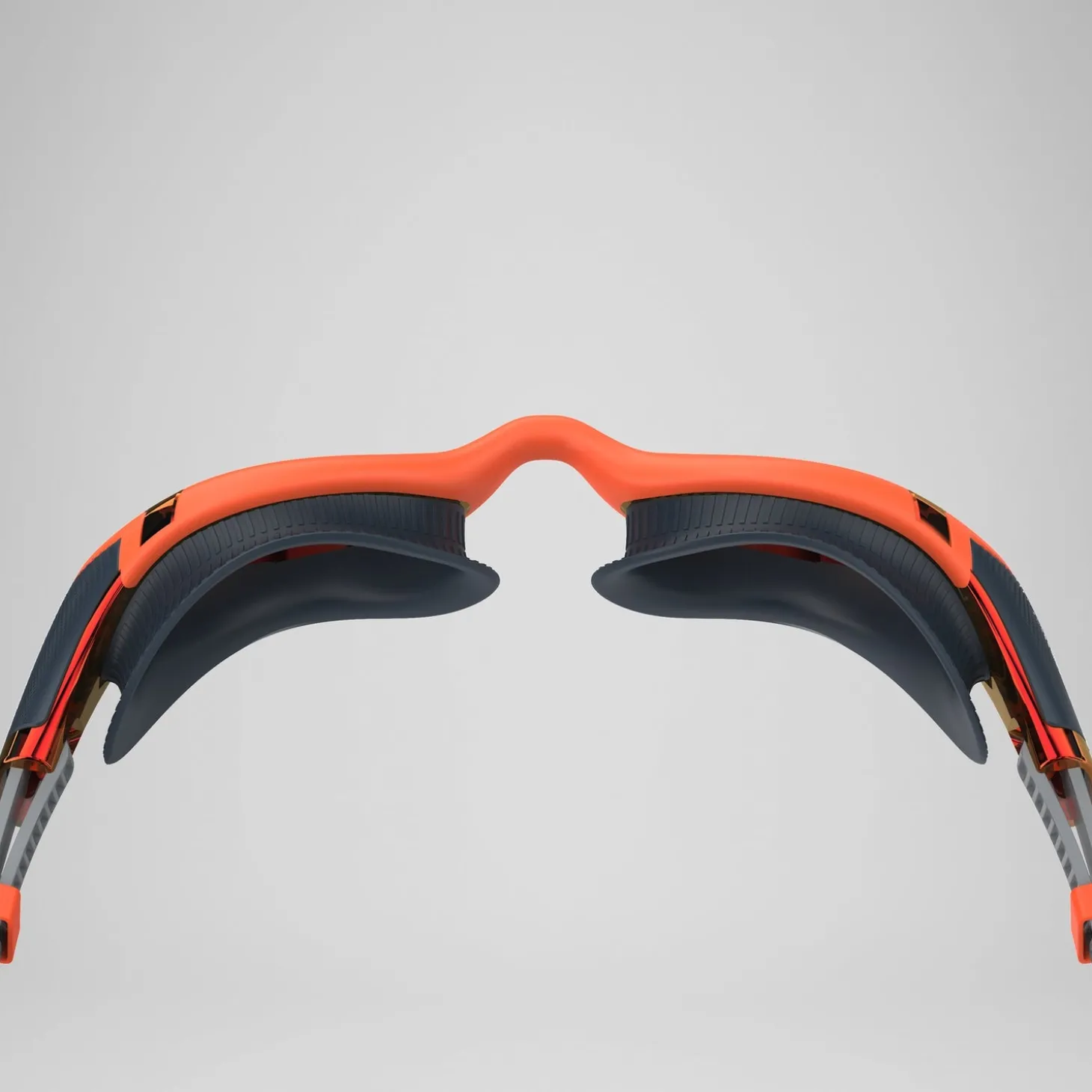 Lunettes de bain Adulte Biofuse 2.0 Miroir orange/gris