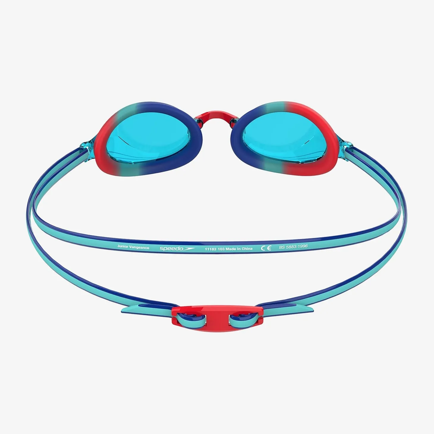 Lunettes de bain Junior Vengeance bleues/rouges
