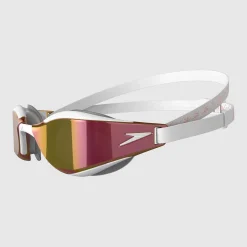 Lunettes de natation Adulte Fastskin Hyper Elite Miroir Blanches