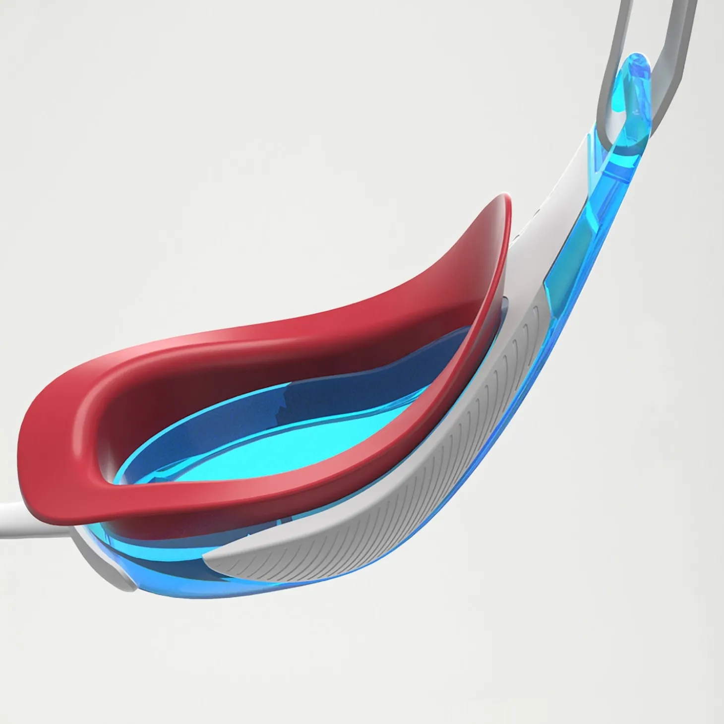 Lunettes de natation Adulte Fastskin Hyper Elite blanc/bleu/rouge
