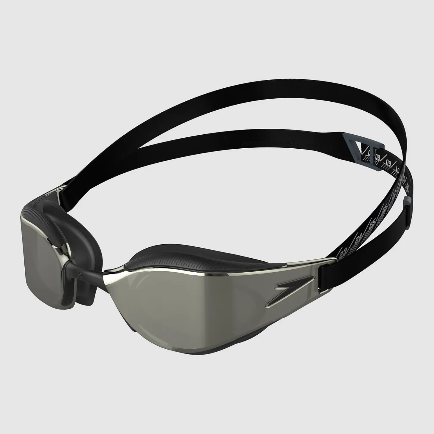Lunettes de natation Adulte Fastskin Hyper Elite Miroir Noires