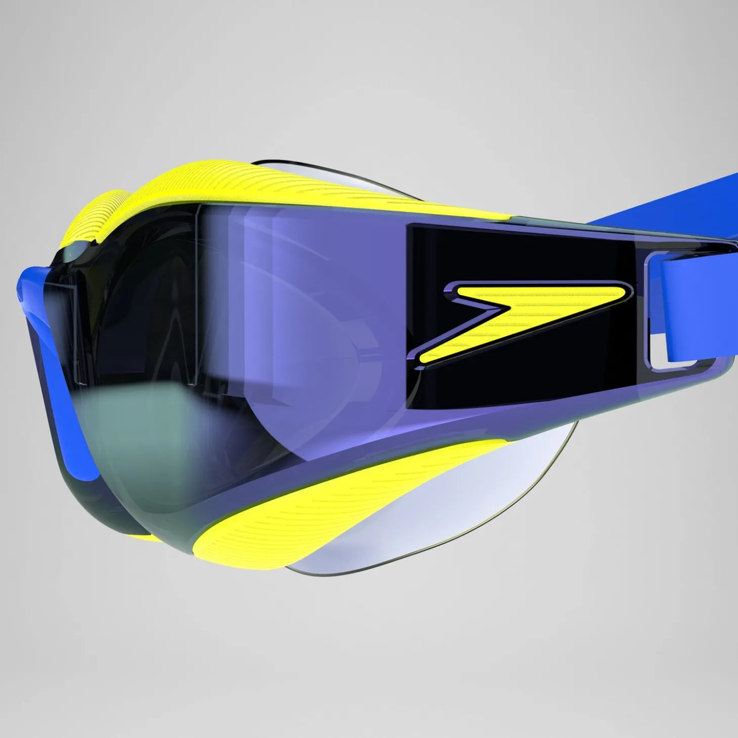 Lunettes de natation Adulte Fastskin Hyper Elite Miroir bleu/jaune