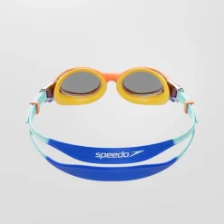 Lunettes de natation Junior Biofuse 2.0 effet miroir bleu/orange