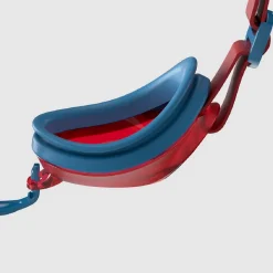 Lunettes de Natation Junior Turquoise/Rouge lave
