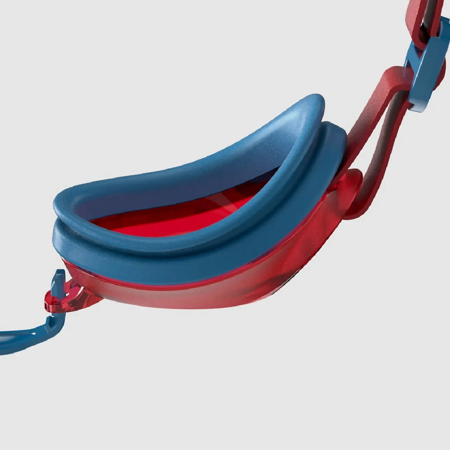 Lunettes de Natation Junior Turquoise/Rouge lave