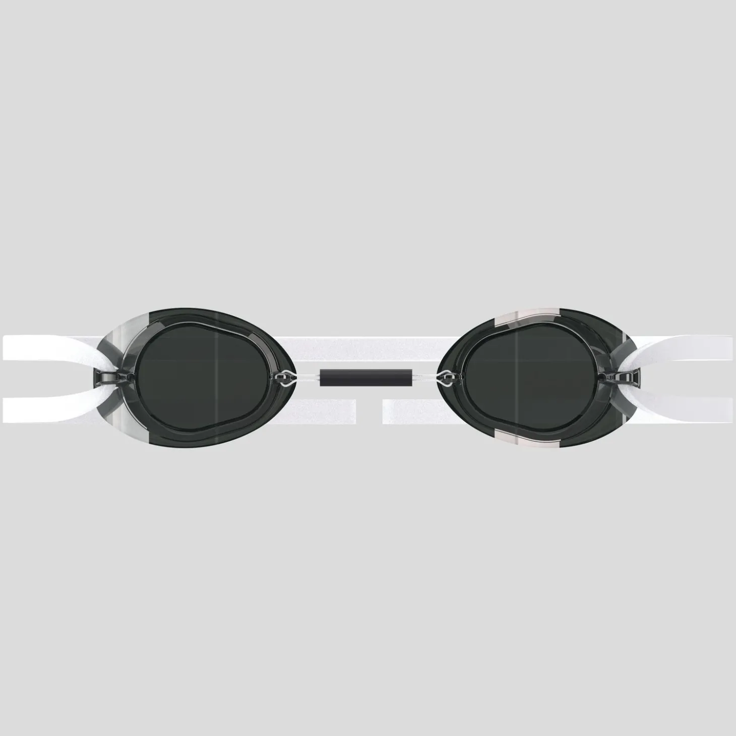 Lunettes de natation suédoises Adulte effet miroir fumé/argenté