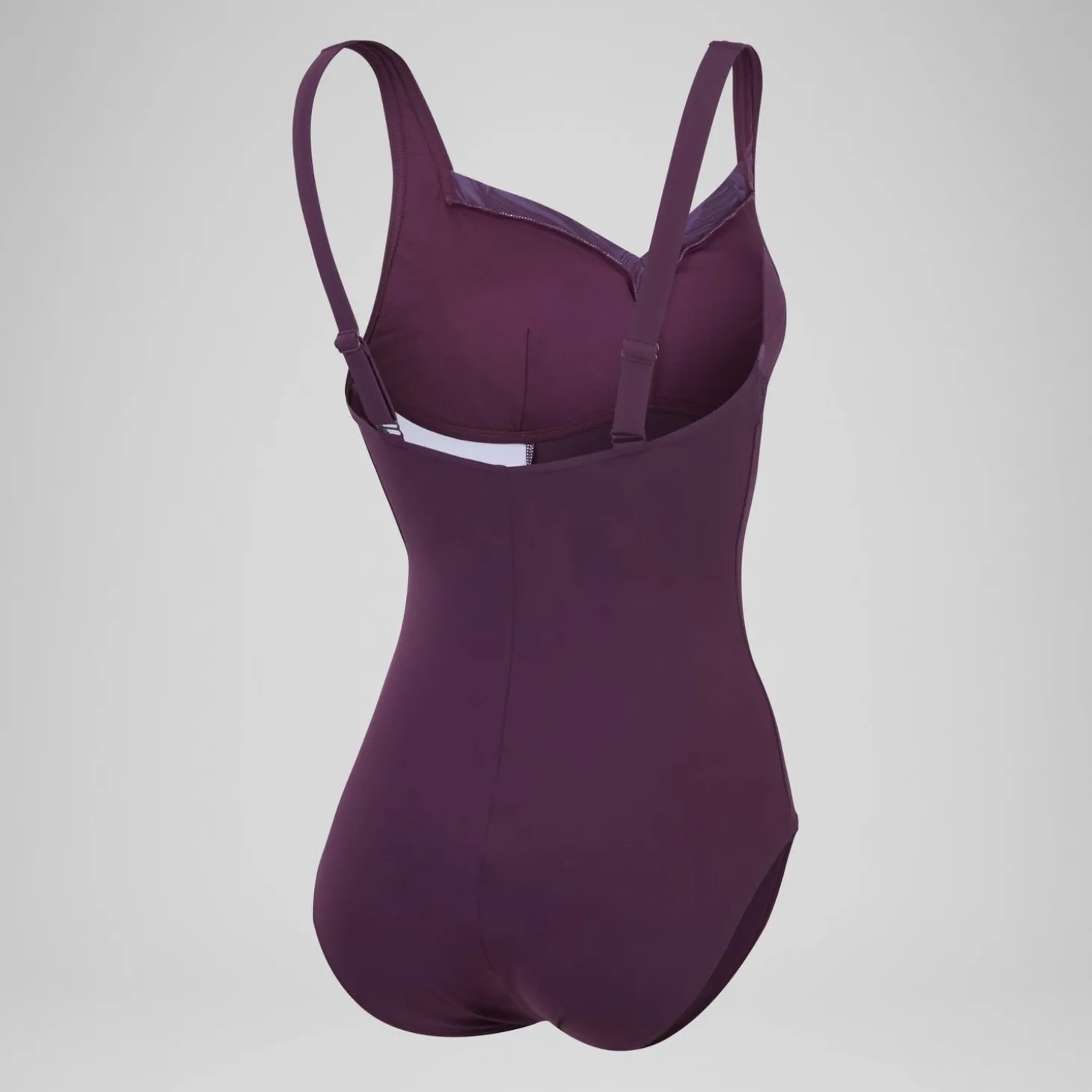 Maillot de bain 1 pièce à imprimé Shaping LunaElustre pour Femmes Prune dandy