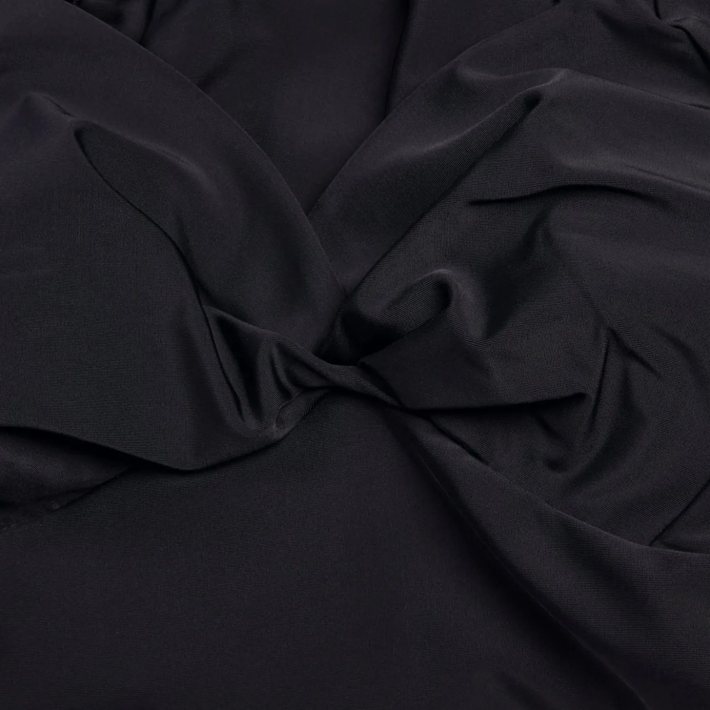 Maillot de bain 1 pièce galbant noué croisé pour Femmes Noir