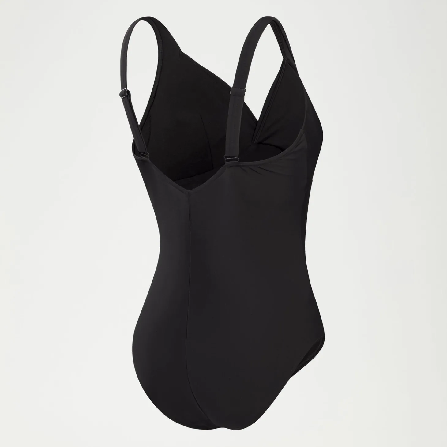 Maillot de bain 1 pièce galbant noué croisé pour Femmes Noir