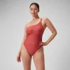 Maillot de bain 1 pièce Shaping asymétrique pour Femmes Poussière spatiale