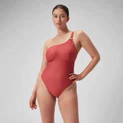 Maillot de bain 1 pièce Shaping asymétrique pour Femmes Poussière spatiale