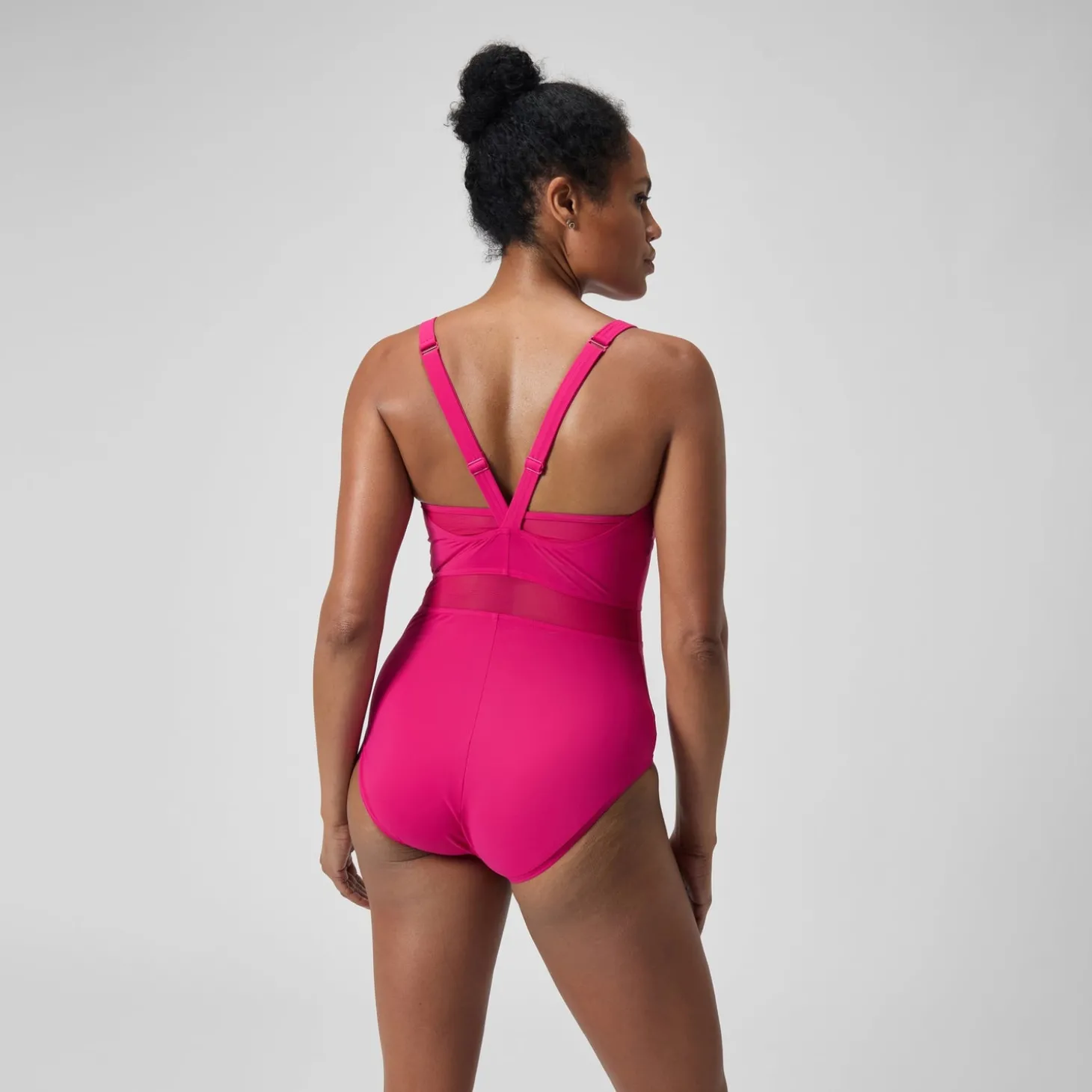 Maillot de bain 1 pièce Shaping LuniaGlow pour Femmes Magenta Brume