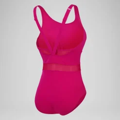 Maillot de bain 1 pièce Shaping LuniaGlow pour Femmes Magenta Brume
