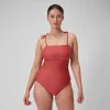 Maillot de bain bandeau 1 pièce Shaping pour Femmes Poussière spatiale