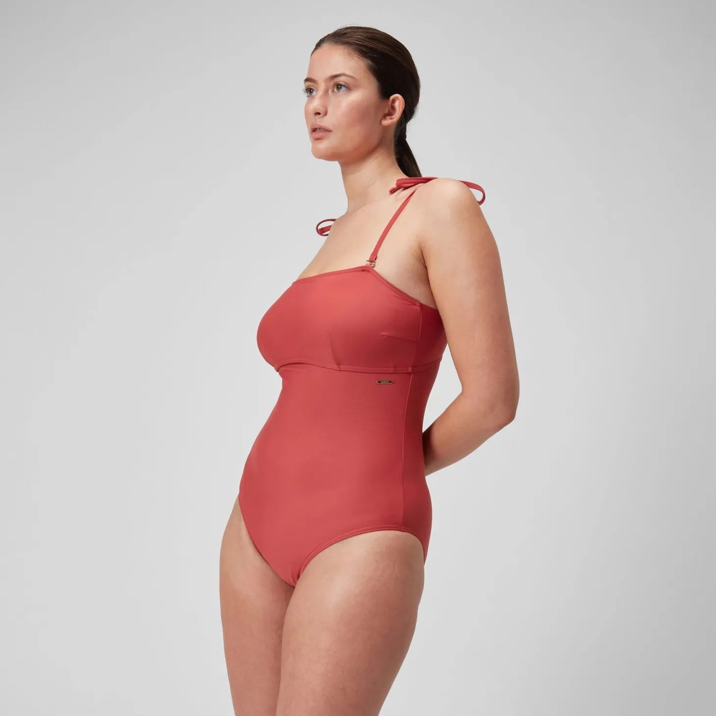 Maillot de bain bandeau 1 pièce Shaping pour Femmes Poussière spatiale