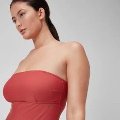 Maillot de bain bandeau 1 pièce Shaping pour Femmes Poussière spatiale