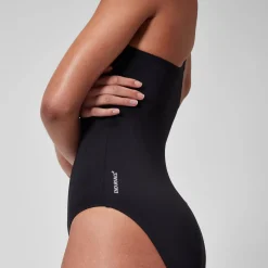 Maillot de bain dos en V End+ (plus long) Noir