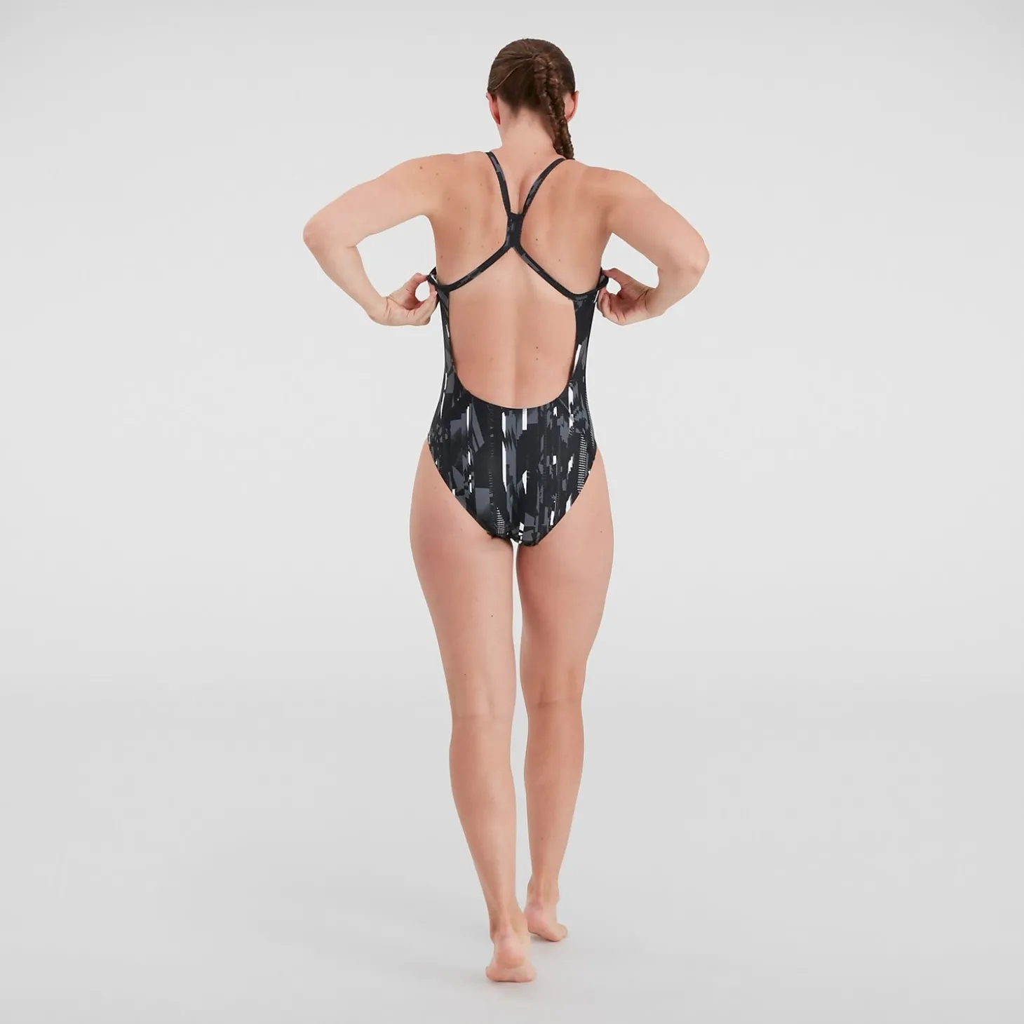 Maillot de bain Femme Allover Rippleback noir/gris