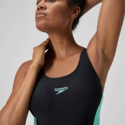 Maillot de bain Femme Colourblock 2.0 noir/turquoise