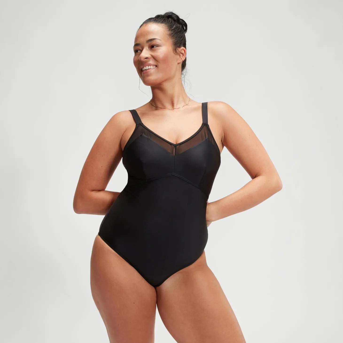 Maillot de bain Femme effet galbant LuniaGlow noir