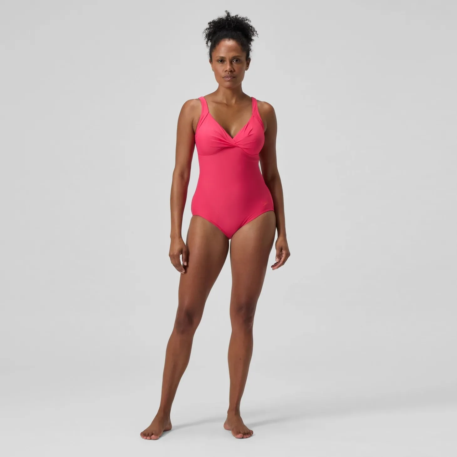 Maillot de bain Femme effet galbant Cross Knot rouge