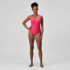 Maillot de bain Femme effet galbant Strappy rouge