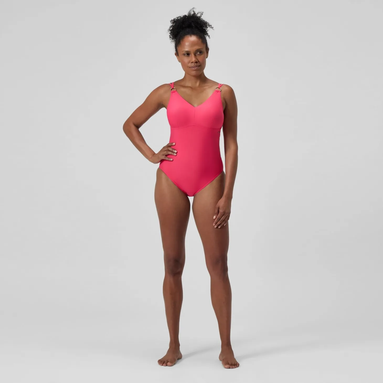 Maillot de bain Femme effet galbant Strappy rouge