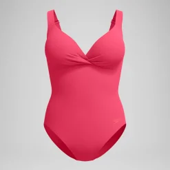 Maillot de bain Femme effet galbant Cross Knot rouge