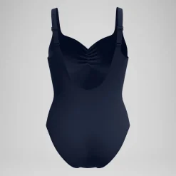 Maillot de bain Femme effet galbant AquaNite bleu marine