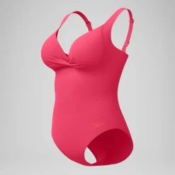 Maillot de bain Femme effet galbant Cross Knot rouge